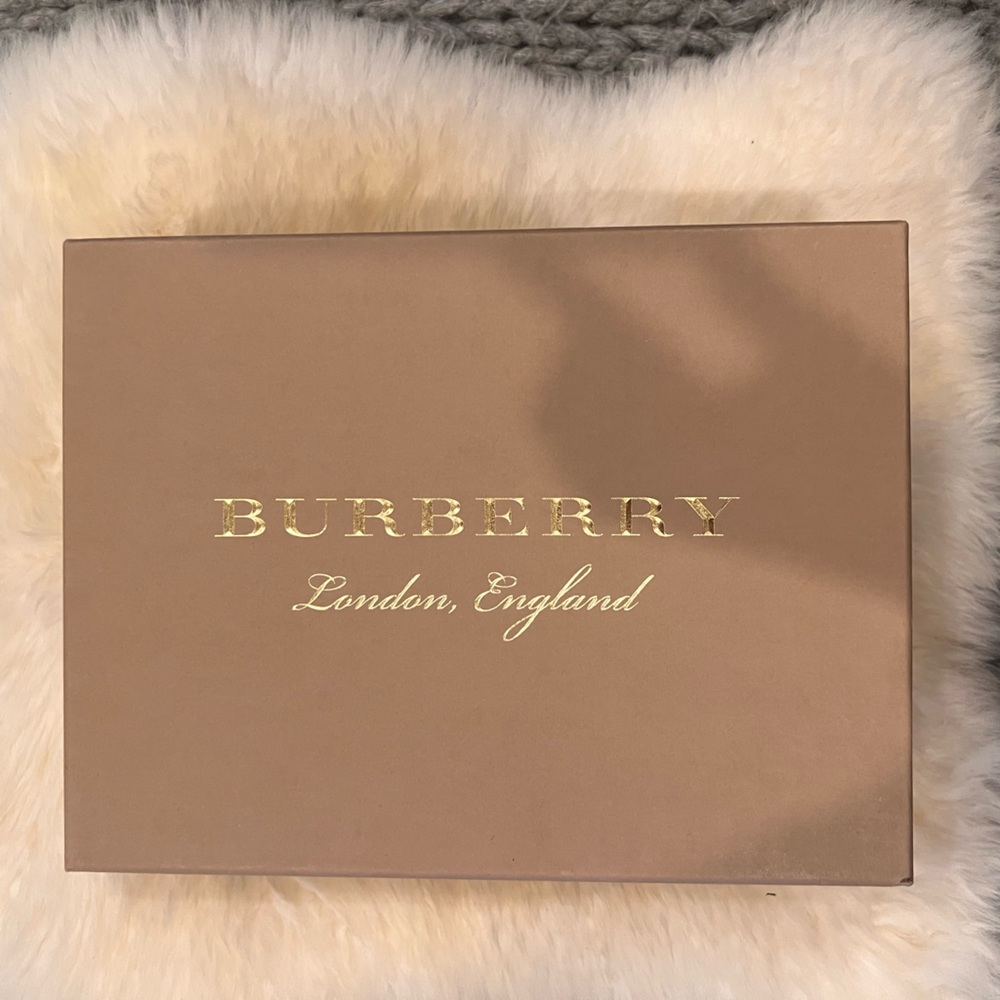 Burberry Women's Leather Block-Heel Penny Loafers - Picture 3 of 10